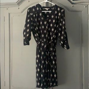 Black and cream dress